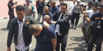 Para pelaku pembobol tempat gadai di Jalan Cilampeni, Kabupaten Bandung.(Foto:Istimewa).