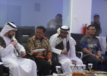 Dubes Uni Emirat Arab kunjungi Sumedang disambut Bupati Dony Ahmad Munir.(Foto: Humas Pemkab Sumedang)