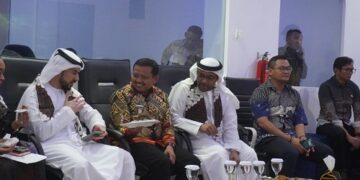 Dubes Uni Emirat Arab kunjungi Sumedang disambut Bupati Dony Ahmad Munir.(Foto: Humas Pemkab Sumedang)