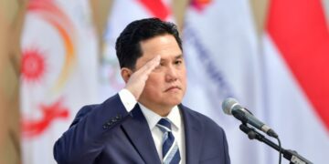 Menteri Pemuda dan Olahraga Republik Indonesia (Menpora RI) Erick Thohir menyatakan sikap tegas pemerintah Indonesia terkait pernyataan Komite Olimpiade Internasional (IOC) agar federasi olahraga internasional tidak menyelenggarakan ajang olahraga di Indonesia murni berdasarkan prinsip Undang-Undang Dasar 1945. (foto:Andre/kemenpora.go.id)