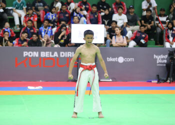 Fadhel Tirta Yudha, Atlet Termuda Tarung Derajat Sumut di PON 2025. (Foto: Humas KONI Pusat)