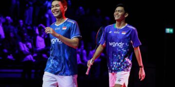 Ganda putra Indonesia Fajar Alfian/Muhammad Shohibul Fikri.(Foto: Humas PBSI)