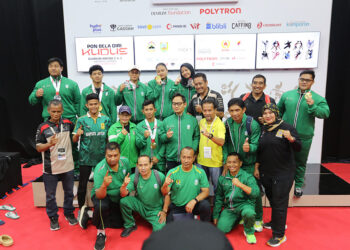 Tim gulat Jatim.(Foto: Humas KONI)