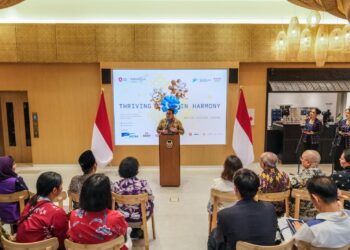Dok. Biro Komunikasi Kemenekraf - Menteri Ekonomi Kreatif, Teuku Riefky Harsya, memberi sambutan pada seremoni penutupan Paviliun Indonesia di ajang Osaka World Expo 2025, Osaka, Senin (13/10/2025).
