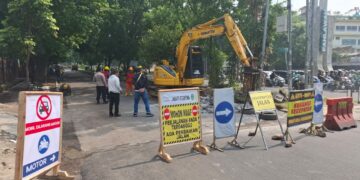 Perbaikan jalan di Kota Bandung.(Foto: Humas Pemkot Bandung)