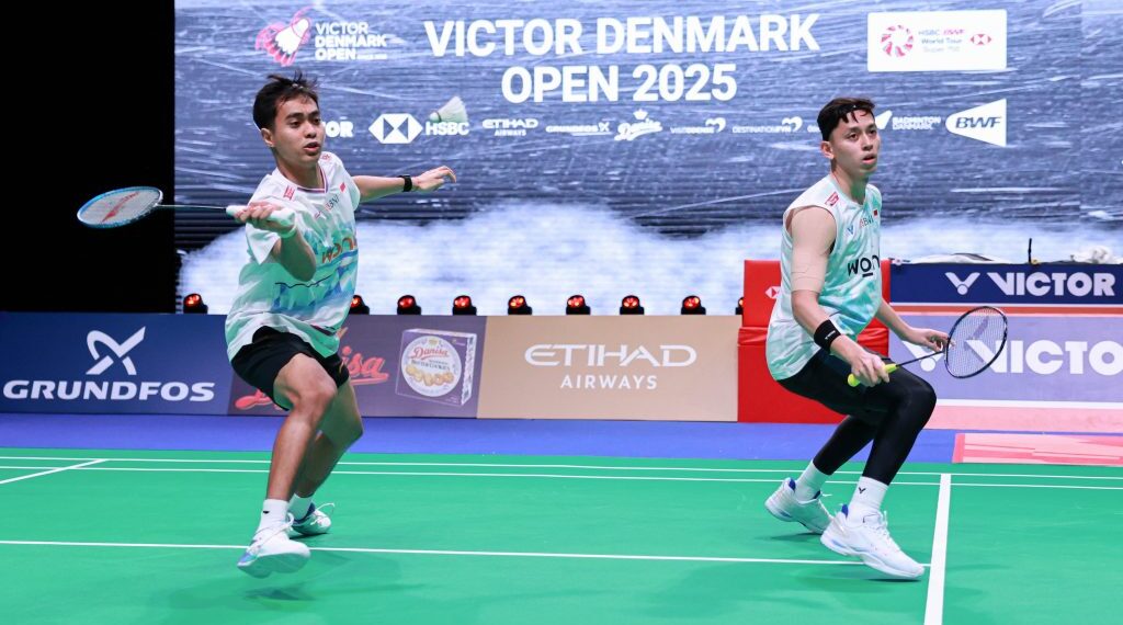 Ganda putra Indonesia Muhammad Rian Ardianto/Rahmat Hidayat.(Foto: Humas PBSI)