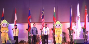Gelaran 14th Asean School Games resmi berakhir, kontingen Indonesia berhasil keluar sebagai juara umum pada ajang ASEAN School Games 2025 yang digelar di Brunei Darussalam (28/11). (foto:ervandi/kemenpora.go.id)