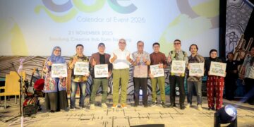 Pemerintah Kota Bandung resmi meluncurkan Bandung Calendar of Event 2026 dalam sebuah gelaran bertempat di Bandung Creative Hub, Jumat 21 November 2025.(Foto: Humas Pemkot Bandung)