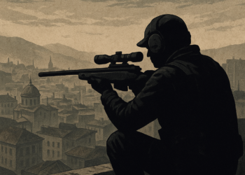 Ilustrasi sniper (Image: AI)