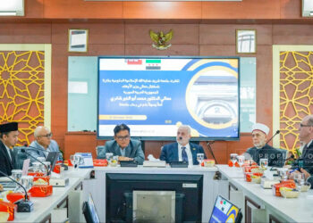 Kunjungan Menteri Wakaf Suriah ke UIN Jakarta.(Foto: Humas Kemenag)