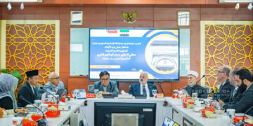 Kunjungan Menteri Wakaf Suriah ke UIN Jakarta.(Foto: Humas Kemenag)