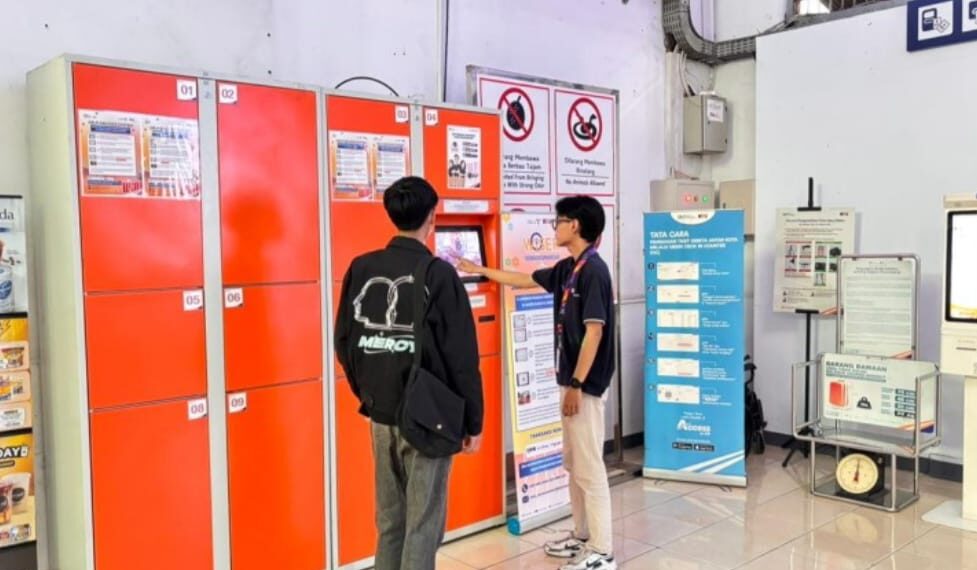 Layanan Wiser di area stasiun.(Foto: Istimewa)
