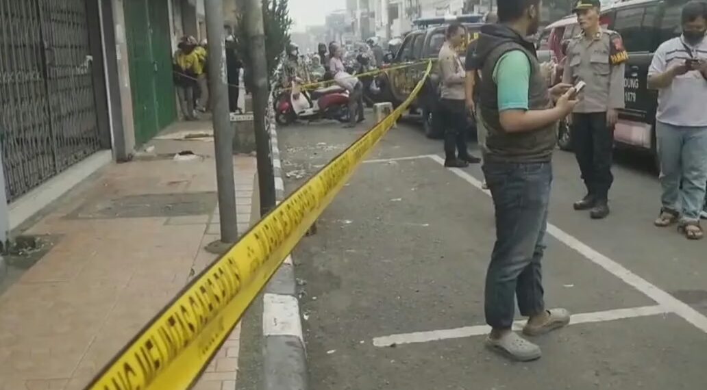 TKP (tempat kejadian perkara) penemuan mayat pria diduga korban pembunuhan.(Foto:Istimewa).