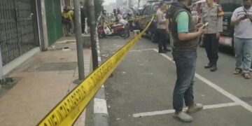 TKP (tempat kejadian perkara) penemuan mayat pria diduga korban pembunuhan.(Foto:Istimewa).