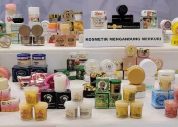 Produk kosmetik ilegal dan berbahaya mengandung merkuri.(Foto:Istimewa).