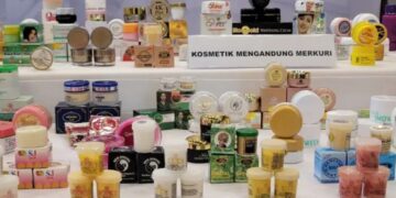 Produk kosmetik ilegal dan berbahaya mengandung merkuri.(Foto:Istimewa).