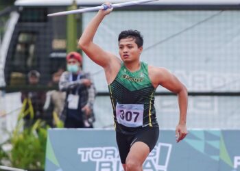 Atlet lempar lembing Abdul Hafiz.(Foto: Dok. Kemenpora)