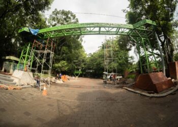 Renovasi Babakan Siliwangi Kota Bandung.(Foto: Humas Pemkot Bandung)
