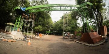 Renovasi Babakan Siliwangi Kota Bandung.(Foto: Humas Pemkot Bandung)