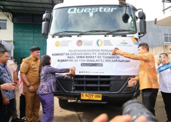 Ekspor durian beku.(Foto: Humas Pemkab Bogor)