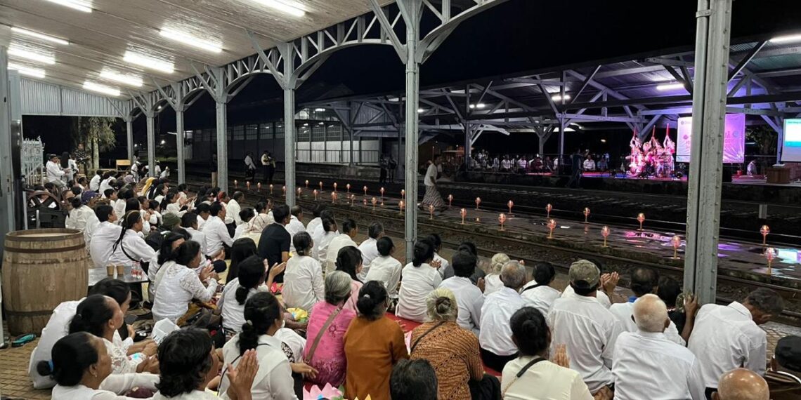Festival Siripada di Stasiun Tuntang Jawa Tengah.
