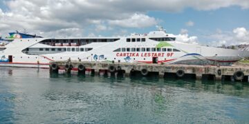 Kapal bersandar di pelabuhan.(Foto: Dok. Kemenhub)