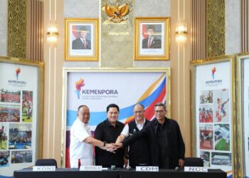 Pelaksanaan SEA Games Thailand 2025 sudah di depan mata. Selasa 9 Desember 2025, Pesta olahraga Asia Tenggara akan dibuka. Para stake holder olahraga, KONI dan NOC Indonesia berharap para atlet cabang olahraga (cabor) yang dianalisa oleh tim review bisa membawa pulang hasil maksimal sesuai bahkan melebihi target 80 medali emas.(foto:Herry/kemenpora.go.id)