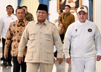 Presiden Republik Indonesia Prabowo Subianto, menyampaikan komitmen tegas pemerintah untuk memperkuat pembinaan olahraga nasional melalui insentif besar bagi atlet dan membangunan pusat pelatihan olahraga berskala internasional.(foto:BPMI)