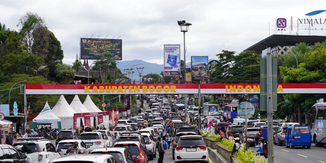 Situasi di Puncak Bogor.(Foto: Humas Pemkab Bogor)