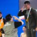 Misi lifter andalan merah putih, Letda TNI Rizki Juniansyah , untuk kembali mempersembahkan medali emas dan pecahkan rekor terwujud saat turun di kelas 79 kg putra SEA Games 2025, Senin (15/12).(foto:fajar/kemenpora.go.id)