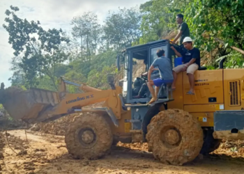 Penanganan kawasan bencana hidrometeorologi.(Foto: Dok. BNPB)