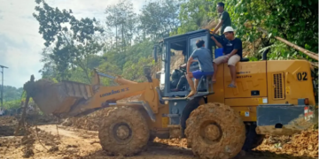 Penanganan kawasan bencana hidrometeorologi.(Foto: Dok. BNPB)