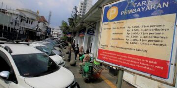 Tarif parkir Kota Bandung 2025.(Foto: Humas Pemkot Bandung)