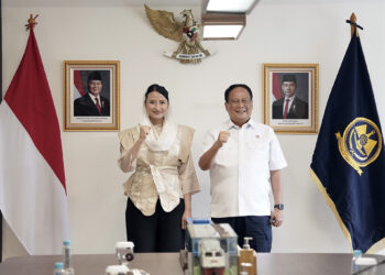 Wakil Menteri Perdagangan, Dyah Roro Esti melakukan pertemuan dengan Wakil Menteri Perhubungan, Suntana di Kantor Kementerian Perhubungan, Jakarta, Selasa (9/12/2025).(Foto: Dok. Kemendag)