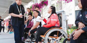 Menpora RI Erick Thohir, meninjau Asrama Atlet ASEAN Para Games 2025 Thailand di Suranaree University of Technology, Nakhon Ratchasima, Thailand, Rabu (21/1) pagi.(Foto: Dok. Kemenpora)