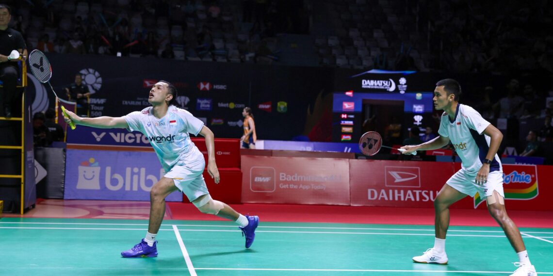 Fajar Alfian dan Muhammad Shohibul Fikri.(Foto: Dok. PBSI)