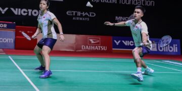 Pasangan ganda campuran Indonesia, Jafar Hidayatullah/Felisha Alberta Nathaniel Pasaribu di Daihatsu Indonesia Masters 2026.(Foto: Dok. PBSI)