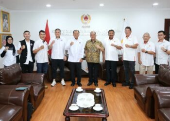 Audiensi Pengurus Pusat Kick Boxing Indonesia (PP.KBI) masa bakti 2022-2026 ke KONI Pusat.(Foto: Dok. KONI)