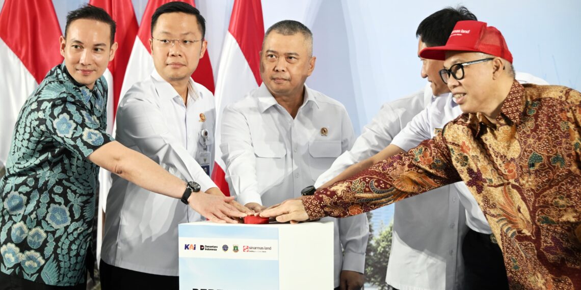 Peresmian Stasiun Jatake.(Foto: Dok. Kemenhub)