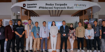 Menteri Pariwisata (Menpar) Widiyanti Putri Wardhana melakukan kunjungan kerja ke Bali untuk memastikan kesiapan layanan pariwisata bagi wisatawan yang berlibur ke Pulau Dewata pada puncak libur Natal dan Tahun Baru (Nataru) 2025/2026 pada Kamis (1/1/2026).(Foto: Kemenpar)