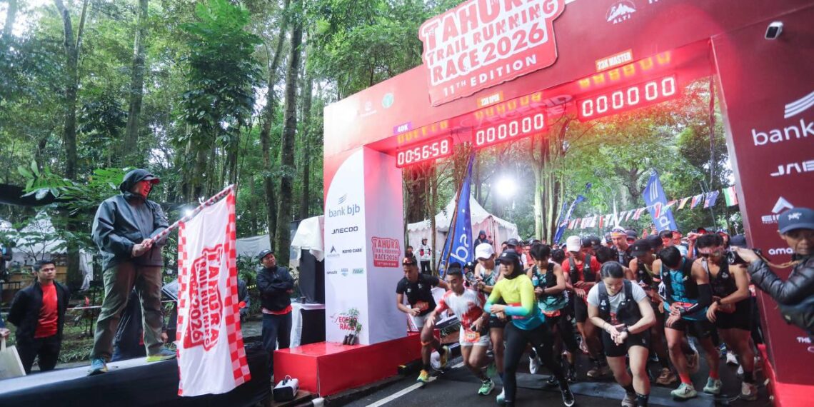 Tahura Trail Run Race.(Foto: Humas Pemkot Bandung)