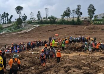 Operasi pencarian korban longsor di Kecamatan Cisarua, Kabupaten Bandung Barat, terus dilanjutkan hingga 14 hari sejak kejadian, Sabtu (24/01/2026).(Foto:Istimewa).