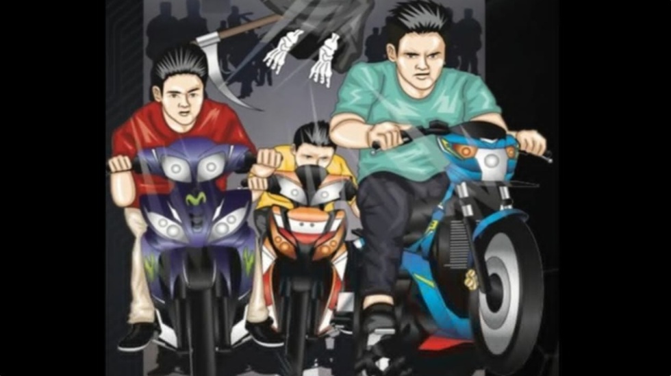 Ilustrasi balapan liar.(Foto:Istimewa).
