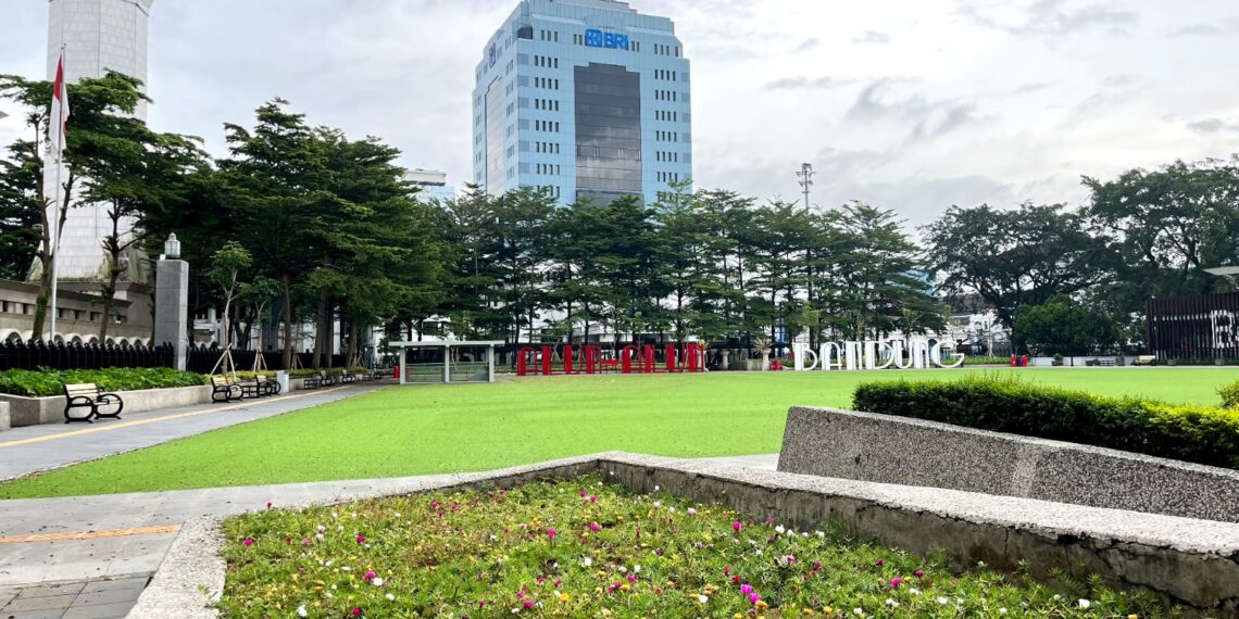 Taman Alun-Alun Bandung.(Foto: Humas Pemkot Bandung)