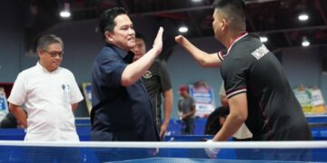 Menpora RI Erick Thohir akan menghadirkan pendampingan terkait literasi keuangan untuk membantu atlet menata masa depannya lebih sejahtera hingga pensiun.(foto:Herry/kemenpora.go.id)