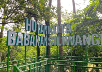 Hutan Kota Babakan Siliwangi Kota Bandung.(Foto: Humas Pemkot Bandung)