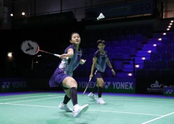 Pasangan ganda putri Indonesia Amallia Cahaya Pratiwi/Siti Fadia Silva Ramadhanti.(Foto: Dok. PBSI)
