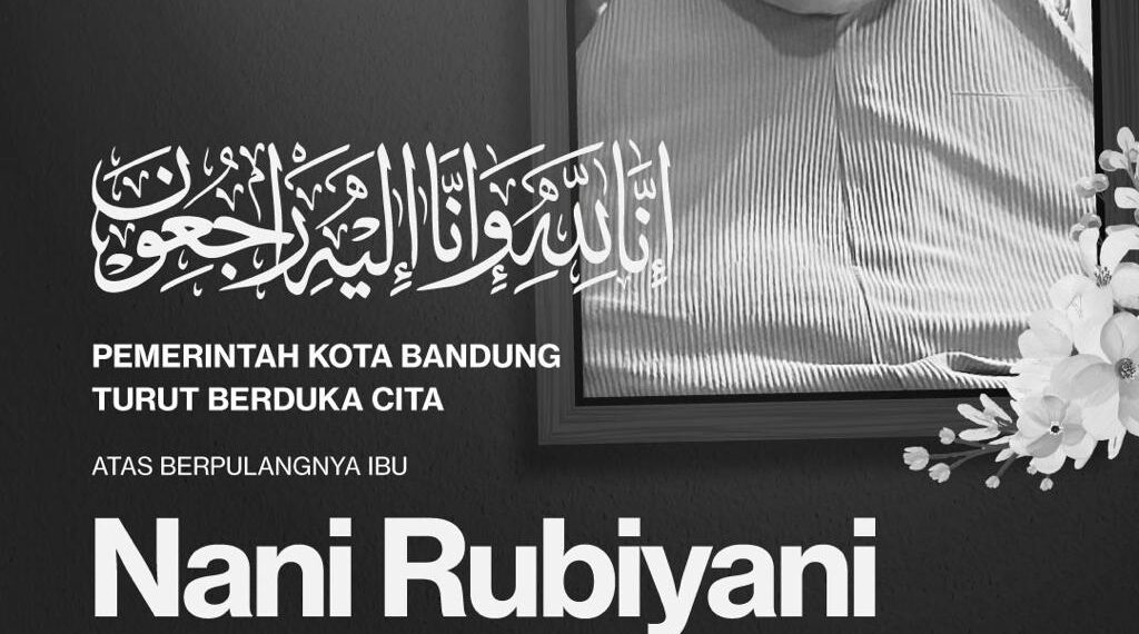 Ibunda Wali Kota Bandung Muhammad Farhan, yakni Nani Rubiyani, meninggal dunia pada Selasa malam, 17 Februari 2026 pukul 22.58 WIB di Kota Bogor.(Image: Humas Pemkot Bandung)
