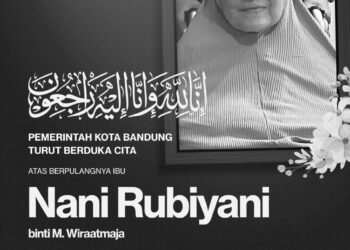 Ibunda Wali Kota Bandung Muhammad Farhan, yakni Nani Rubiyani, meninggal dunia pada Selasa malam, 17 Februari 2026 pukul 22.58 WIB di Kota Bogor.(Image: Humas Pemkot Bandung)