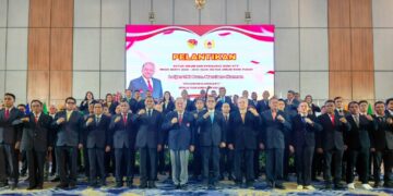 Pelantikan pengurus KONI NTT oleh KONI Pusat.(Foto> Dok. KONI Pusat)